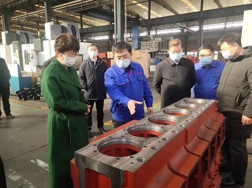 李长萍市长莅临公司调研指导工作